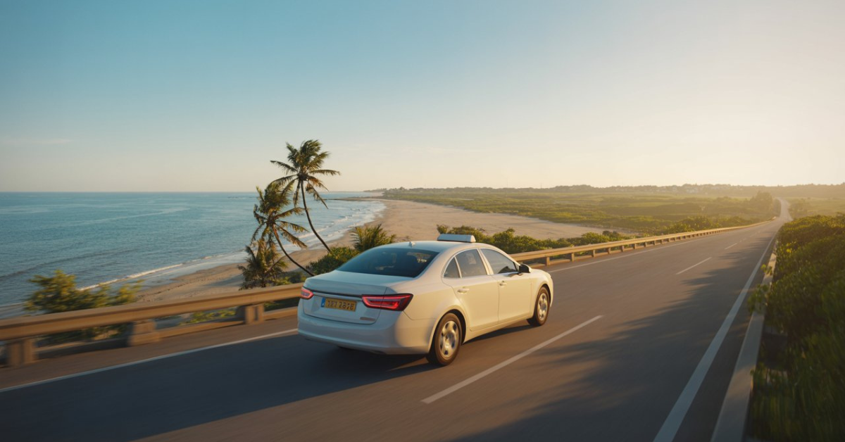 Ahmedabad to Diu taxi service road trip towards Diu beach