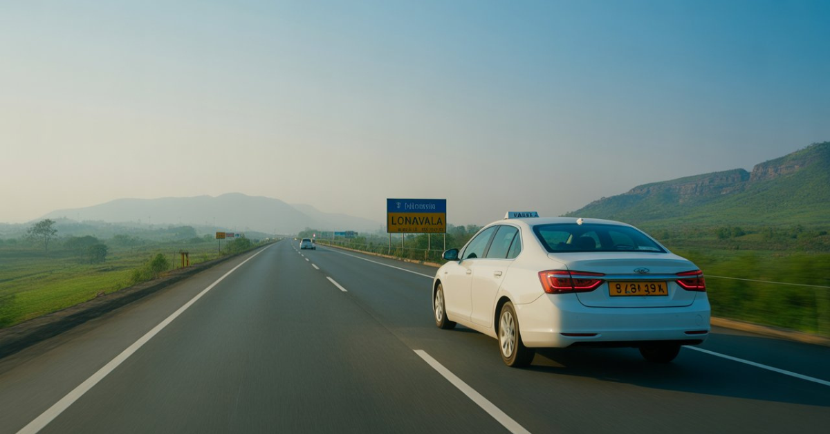 Ahmedabad to Lonavala taxi service covering long-distance highway road travel