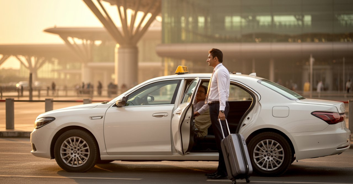 Airport Taxi Service in Ahmedabad with on-time pickup at airport terminal
