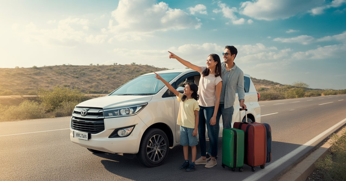 Best Innova car rental in Ahmedabad for family and outstation travel
