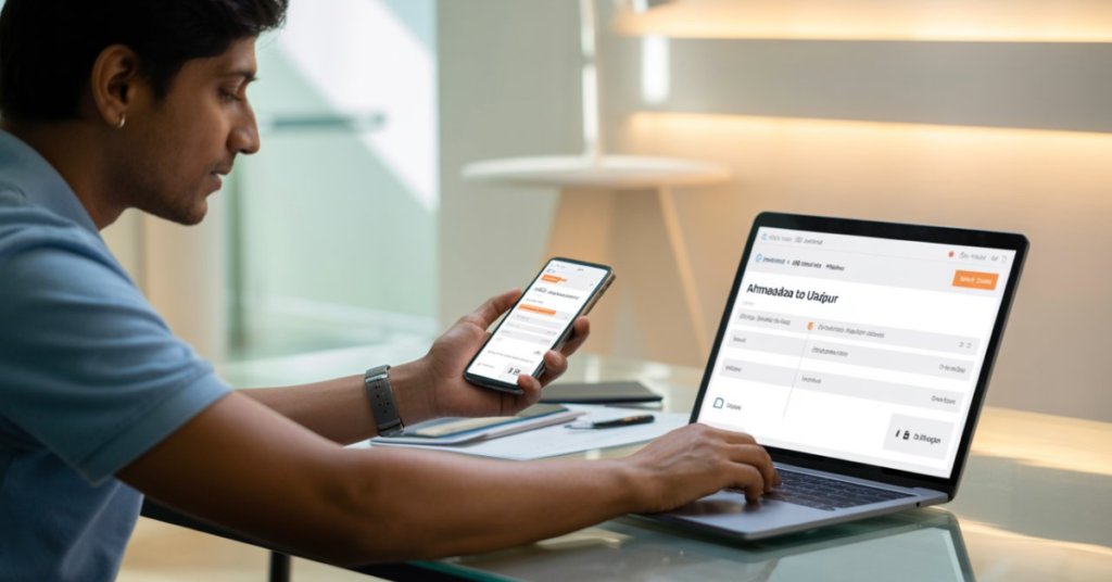 Online booking of Ahmedabad to Udaipur by taxi service