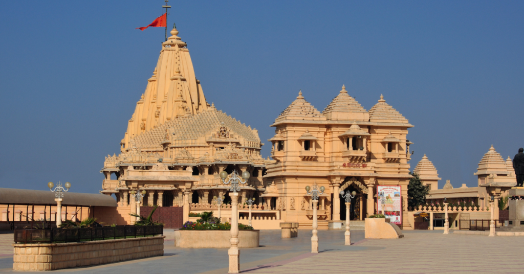 Somnath Temple in winter – spiritual travel destination in Gujarat