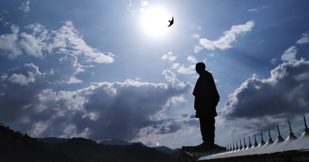 Statue of Unity in winter – top tourist attraction among winter destinations in Gujarat