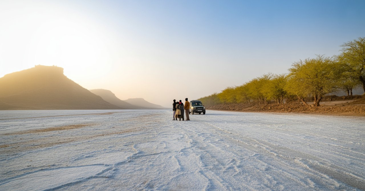 Winter destinations in Gujarat showcasing Rann of Kutch, Saputara hills, Gir forest and iconic landmarks