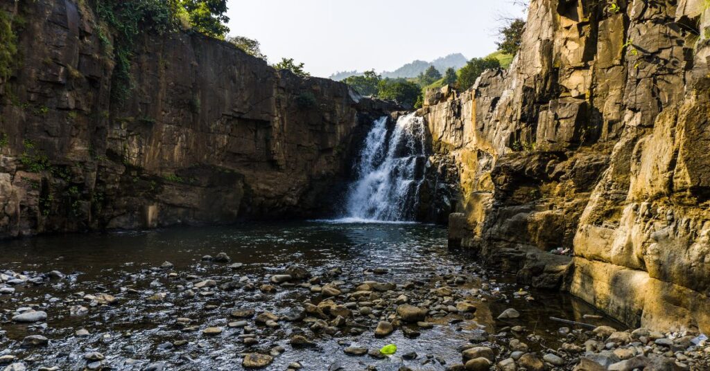 Zarwani Waterfall eco-spot in Gujarat near Ahmedabad | Taxi Service in Ahmedabad