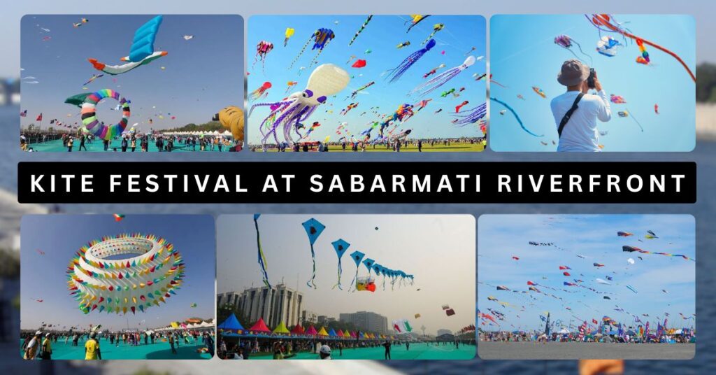 Full Day Taxi in Ahmedabad to visit Uttarayan Kite Festival at Riverfront