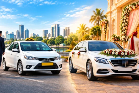 luxury car rental for wedding